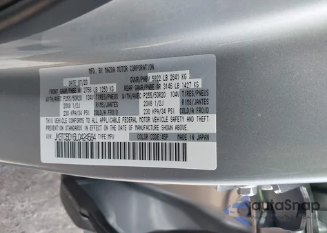 2020 Mazda Cx-9 Grand Touring из США, поврежденный, VIN JM3TCBDY6L0424584